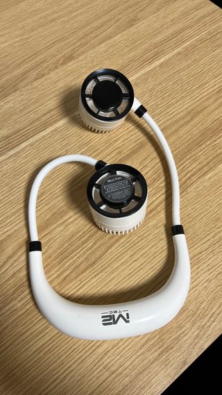 Ventilador de cuello recargable