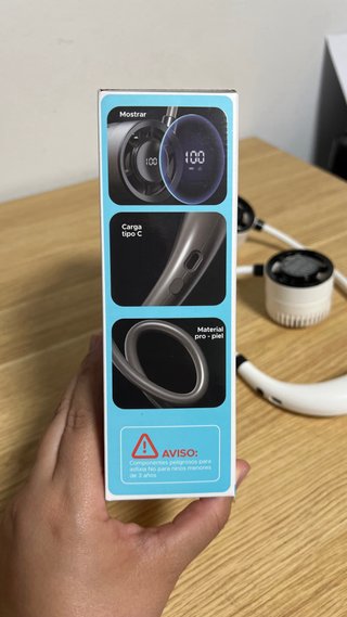 Ventilador de cuello recargable