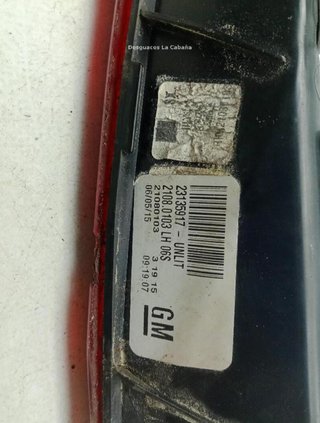 Opel 23135917 piloto trasero insignia 2.0 23068612