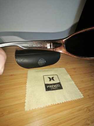 Gafas de sol Vuarnet Marrones icónicas años 90'as