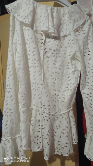 Blusa Desigual manga larga volantes