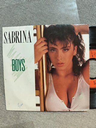 SABRINA SALERNO Lote 3 discos single vinilo 45 rpm