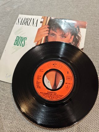 SABRINA SALERNO Lote 3 discos single vinilo 45 rpm
