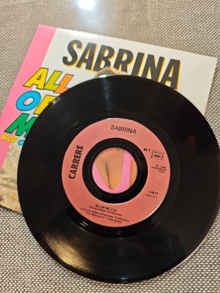 SABRINA SALERNO Lote 3 discos single vinilo 45 rpm