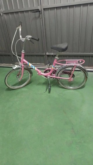 Bicicleta BH rosa antigua vintage