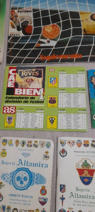 Lote revistas antiguas de fútbol
