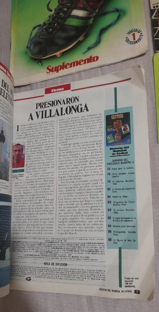 Lote revistas antiguas de fútbol