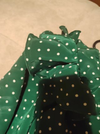 Traje de flame nca verde lunares es de niña pedir