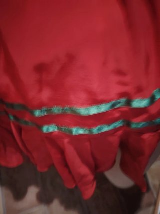 Traje de flame nca verde lunares es de niña pedir
