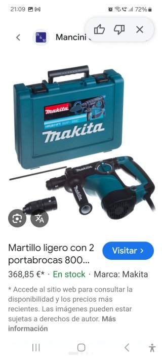 Makita Percutor Ligero
