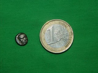 Obol Griego Plata Mysia Lampsakos Jano Bifronte