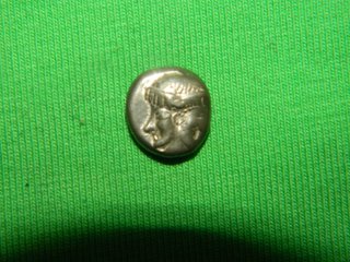 Obol Griego Plata Mysia Lampsakos Jano Bifronte