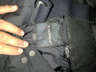 Tuta sci uomo Ziener Tazlin-Z nera 52
