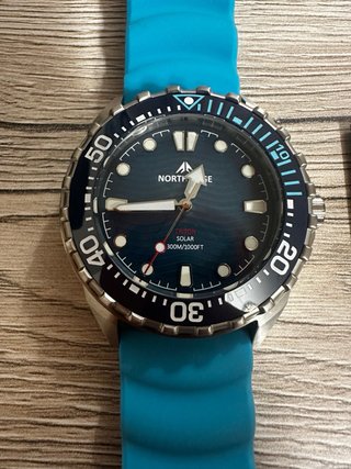 Reloj solar North Edge Triton Azul