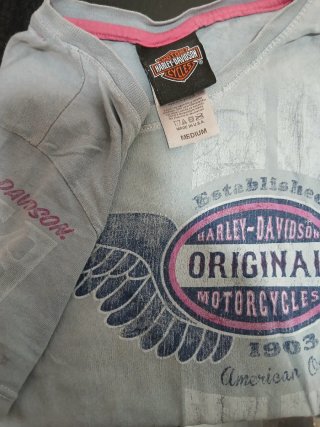 Camiseta Harley-Davidson Gris Talla M