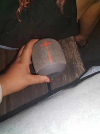 Altavoz Bluetooth Gris y Naranja