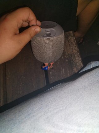 Altavoz Bluetooth Gris y Naranja