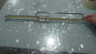 Barra para colgar ropa 32 cm