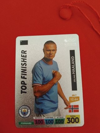 Cromo Erling Haaland Manchester City Top Finisher