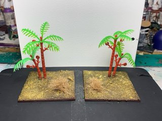 Escenografía Palmeras Warhammer