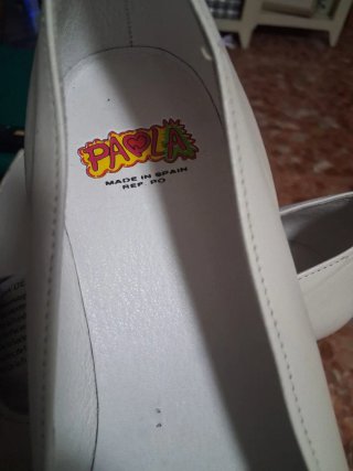Zapatos manoletinas SOLA comunión blancos