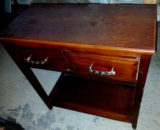 Mesa de recibidor de madera resistente