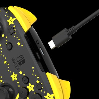 Mando Nintendo Switch Inalámbrico Rematch Mario Stars Glow in the Dark