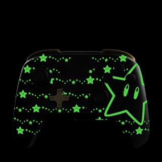 Mando Nintendo Switch Inalámbrico Rematch Mario Stars Glow in the Dark