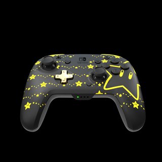 Mando Nintendo Switch Inalámbrico Rematch Mario Stars Glow in the Dark