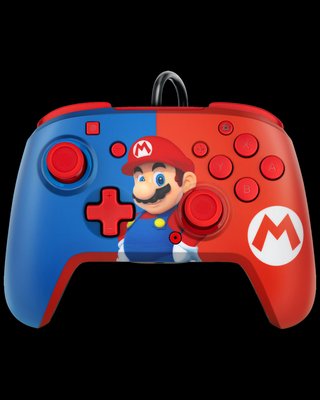 Mando Nintendo Switch Faceoff Deluxe Mario con Cable