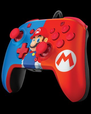 Mando Nintendo Switch Faceoff Deluxe Mario con Cable