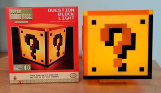 Lámpara Cubo Interrogante Super Mario Bros