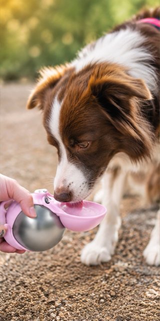Botella Agua Portátil Perro Oasisworld