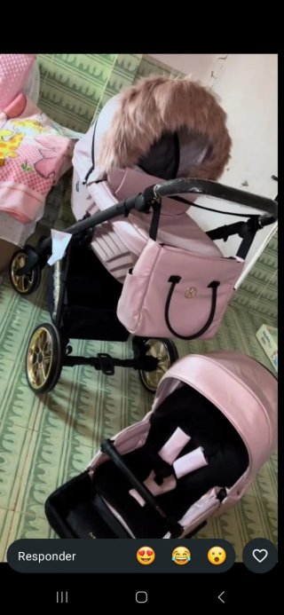 Carro de bebé Klarine rosa