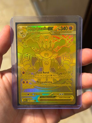 Carta Pokémon Mega Lucario EX Colección MegaBrave