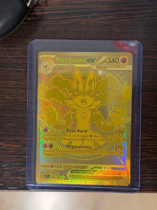 Carta Pokémon Mega Lucario EX Colección MegaBrave