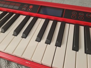 Teclado Roland GO:KEYS GO-61K Rojo