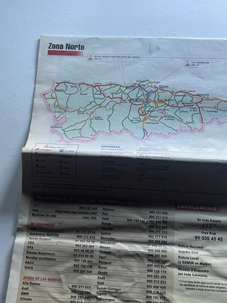 Mapa carreteras Interviu 2001
