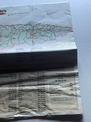 Mapa carreteras Interviu 2001