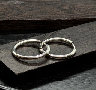 Aros Plata 925 Macizos 22mm