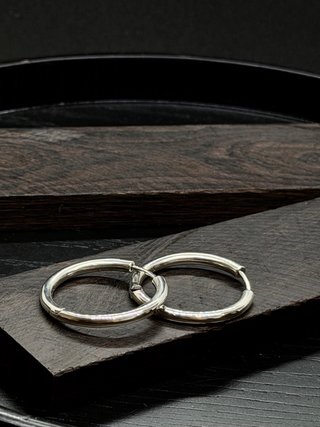 Aros Plata 925 Macizos 22mm