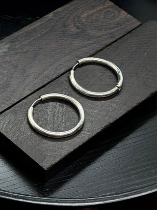 Aros Plata 925 Macizos 22mm