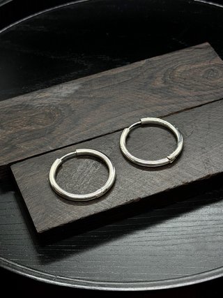 Aros Plata 925 Macizos 22mm