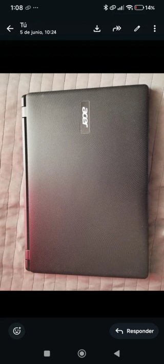 Portátil Acer Negro/Plateado