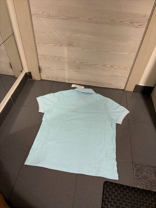 Polo Lacoste Celeste Talla M Nuevo con Etiquetas