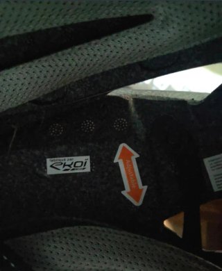 Casco EKOI Aerodinámico Negro/Blanco
