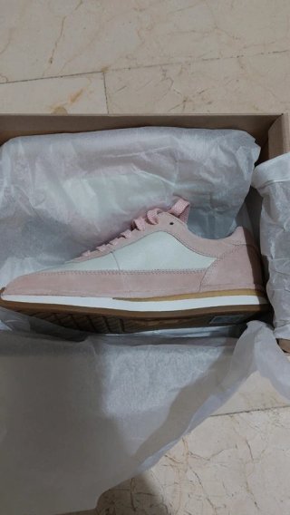 Zapatillas Clarks CraftRun Lace Rosa Talla 36