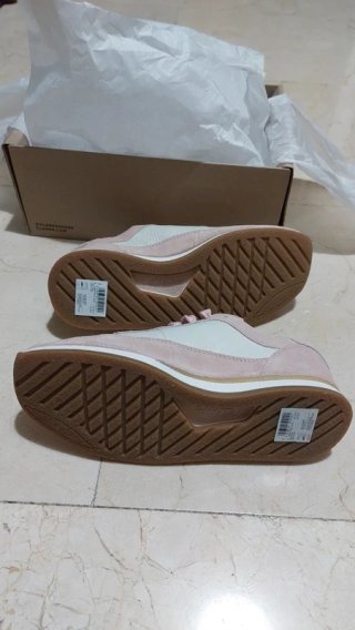 Zapatillas Clarks CraftRun Lace Rosa Talla 36