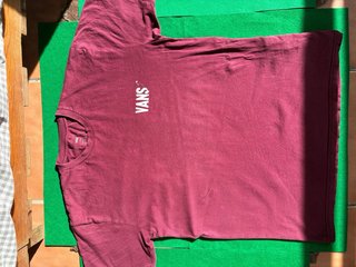 Camiseta Vans Talla L Roja