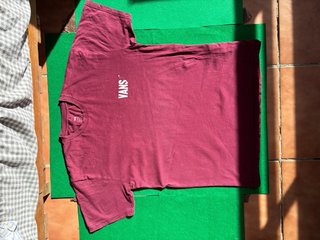 Camiseta Vans Talla L Roja